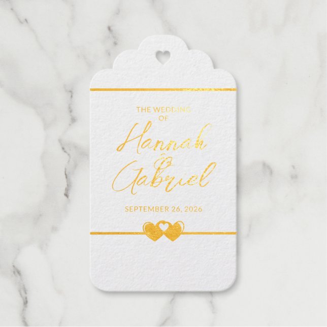 Add Photo Wedding Gift Tags (Front)