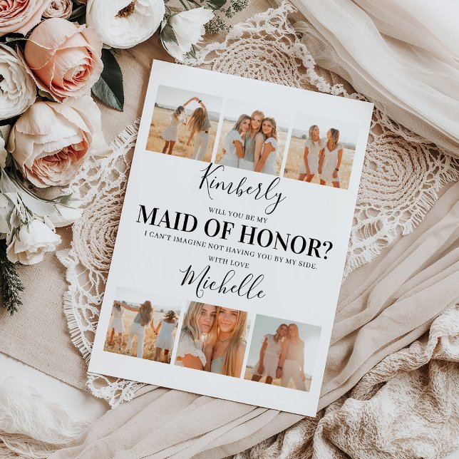 Add Photos Will You Be My Maid of Honour? Proposal (Creator Uploaded)