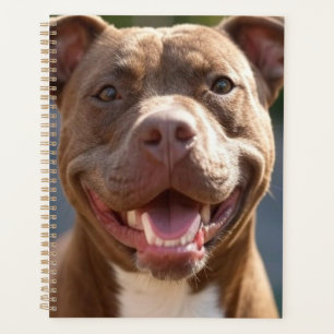 Add Pit Bull Photo Customise Planner