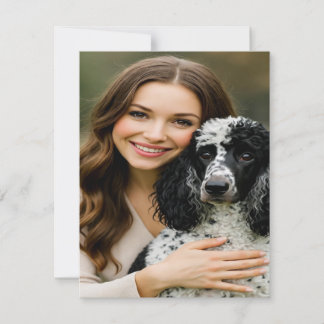 Add Poddle Photo Personalise Customise Card