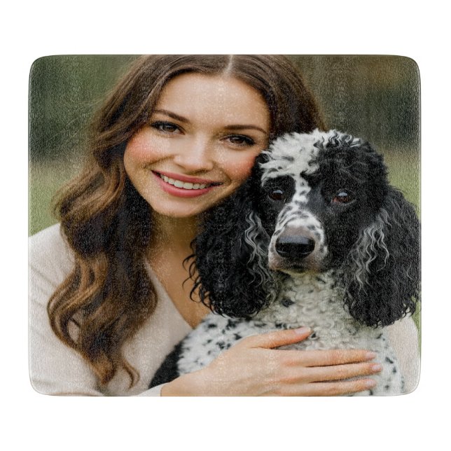 Add Poddle Photo Personalise Customise Cutting Board (Front)