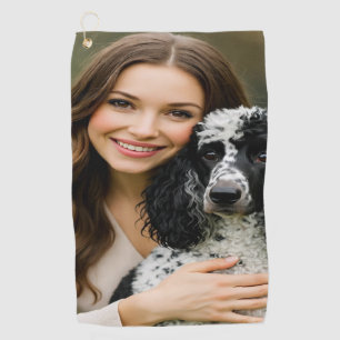 Add Poddle Photo Personalise Customise Golf Towel