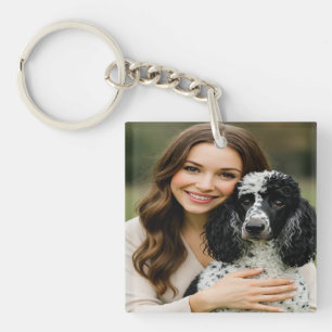 Add Poddle Photo Personalise Customise Key Ring