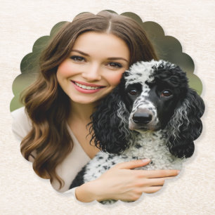 Add Poddle Photo Personalize Customize Paper Coaster