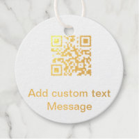 Add Q R code add name texture message simple minim