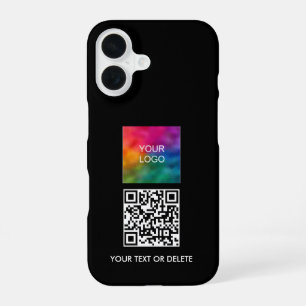 Add QR Code Upload Logo Trending Simple Template iPhone 16 Case