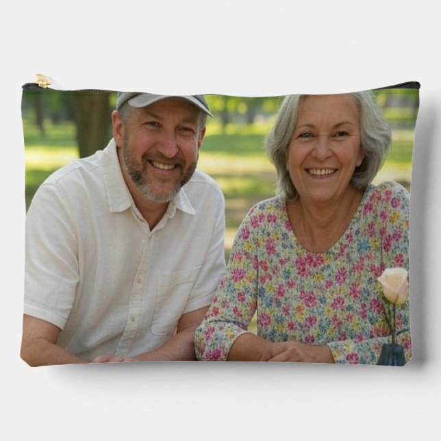 Add Retired Photo Customise Accessory Pouch (Front)