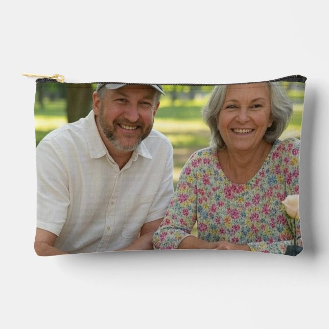 Add Retired Photo Customise Accessory Pouch (Front)