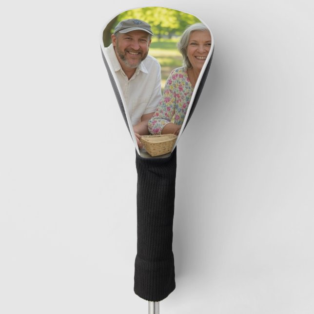 Add Retired Photo Customise Golf Head Cover (Front)