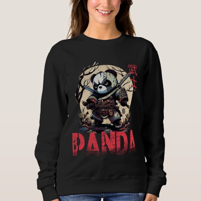 Add Samurai Panda to Japanese Art  1 Sweatshirt (Front)