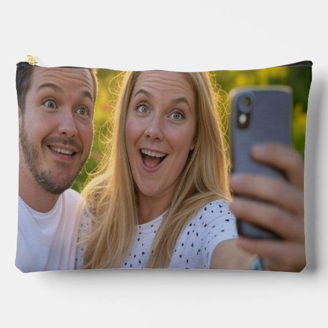 Add Selfie Customise Accessory Pouch (Front)