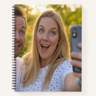 Add Selfie Customise Notebook