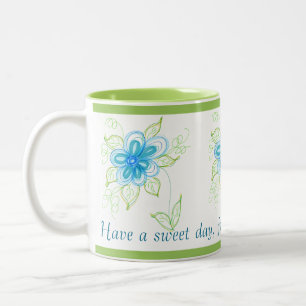 Add Sugar And Stir Two-Tone Coffee Mug