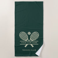 Add Tennis Club Name Team Swag Any Colour Green