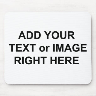Add Text and Images To Personalise Gifts Mouse Pad