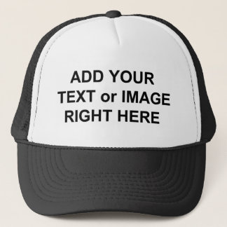 Add Text and Images To Personalise Gifts Trucker Hat