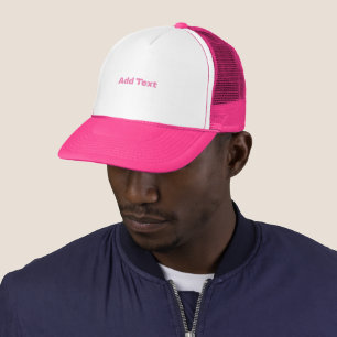Add Text Baseball Hats Caps Men Women Boys Girls