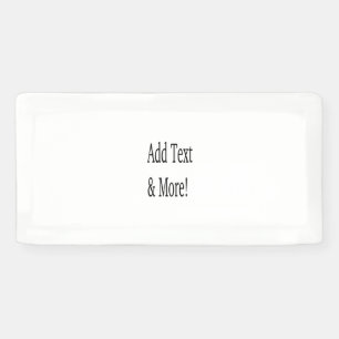 Add Text & More! Customise Your Own Personalised Banner