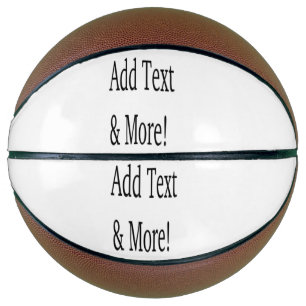 Add Text & More! Customise Your Own Personalised Basketball