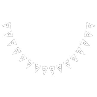 Add Text & More! Customise Your Own Personalised Bunting