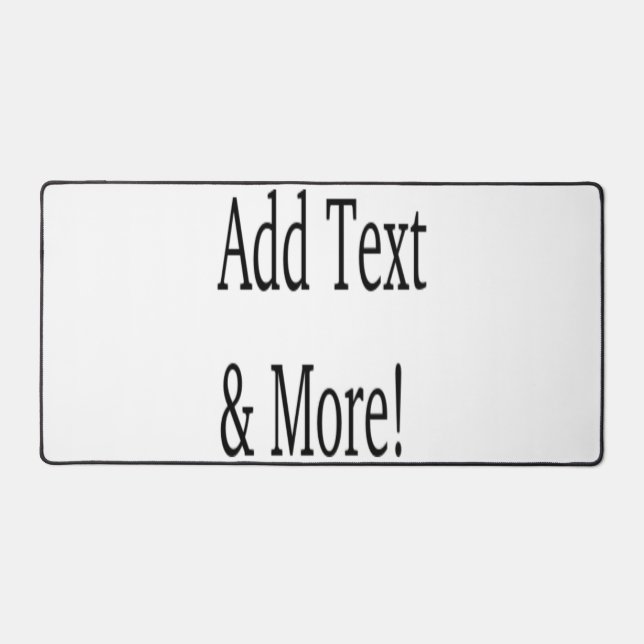 Add Text & More! Customise Your Own Personalised Desk Mat (Front)