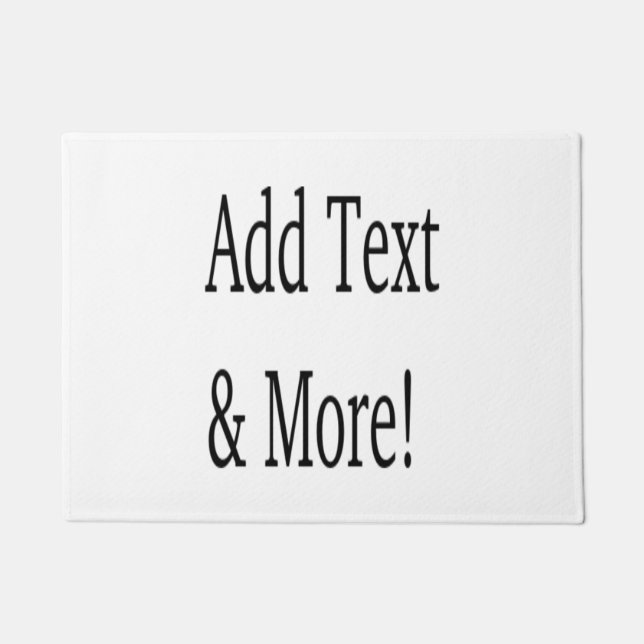 Add Text & More! Customise Your Own Personalised Doormat (Front)
