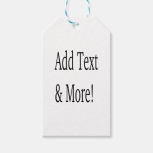 Add Text & More! Customise Your Own Personalised Gift Tags