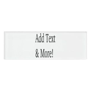 Add Text & More! Customise Your Own Personalised Name Tag