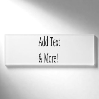 Add Text & More! Customise Your Own Personalised Name Tag