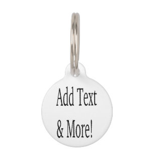 Add Text & More! Customise Your Own Personalised Pet Tag