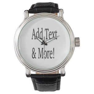 Add Text & More! Customise Your Own Personalised Watch
