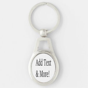Add Text & More! Customize Your Own Personalized Key Ring