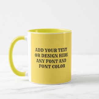 ADD TEXT MUG