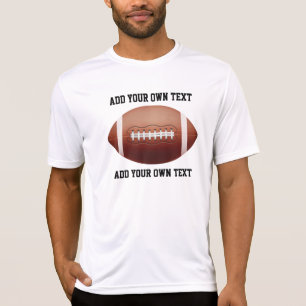 Add text on football throw pillow T-Shirt