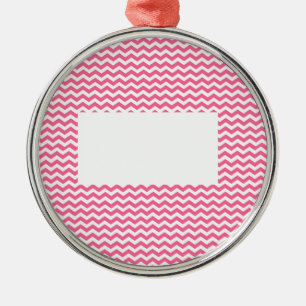 add text or image to this pink chevron metal tree decoration