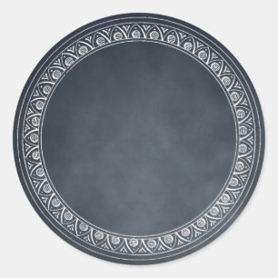 Add Text Or Monogram Chalkboard Custom Sticker