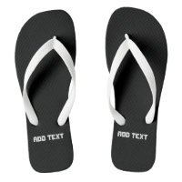 Add Text Printed Women Men Shoes-Sandal-Slippers