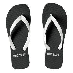 Add Text Printed Women Men Shoes-Sandal-Slippers Jandals