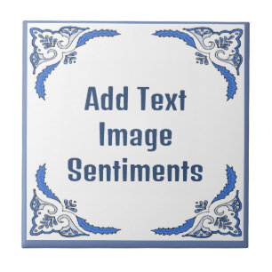 Add text Tile, Dutch Look, Personalise Tile