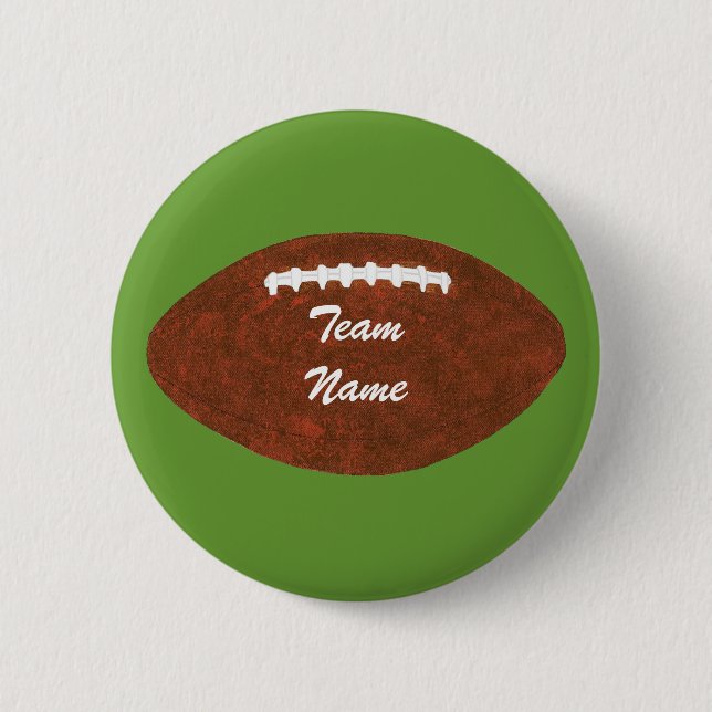 Add Text to Football, pin on buttons (Front)