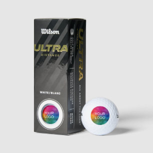 Add Upload Your Logo Wilson Ultra Distance Pack Golf Balls