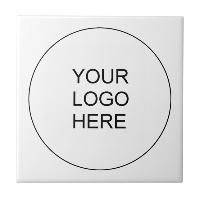 Add Upload Your Own Business Company Logo Tile (Front)
