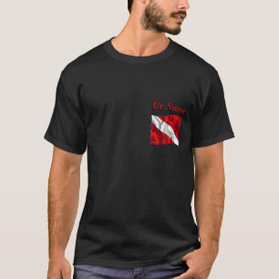 Add Ur Name & Club Name Dive Flag Shirt