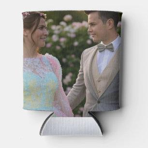 Add Wedding Photo Customise Can Cooler