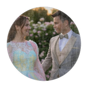 Add Wedding Photo Customise Cutting Board