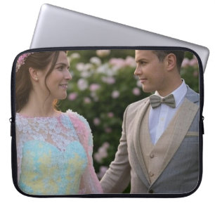 Add Wedding Photo Customise Laptop Sleeve