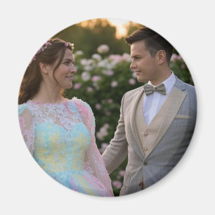 Add Wedding Photo Customise Magnet