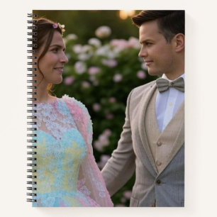 Add Wedding Photo Customise Notebook