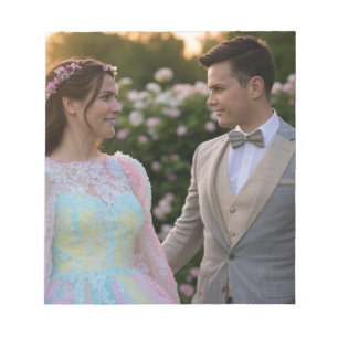 Add Wedding Photo Customise Notepad