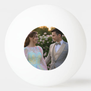 Add Wedding Photo Customise Ping Pong Ball